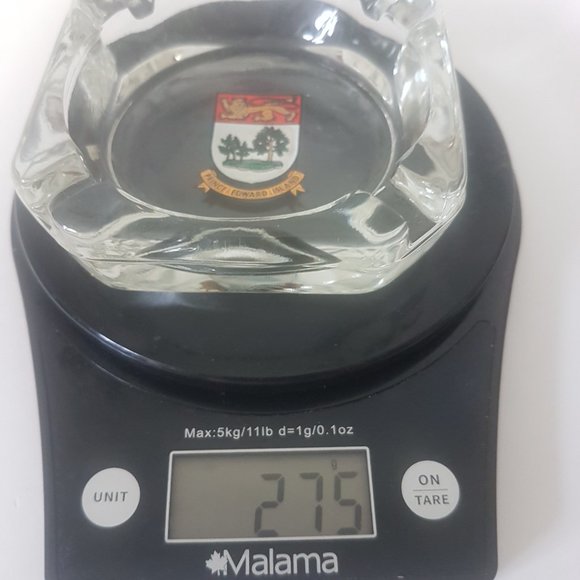 Prince Edward Island Ashtray Clear Souvenir - Picture 8 of 8